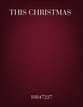 This Christmas SATB choral sheet music cover